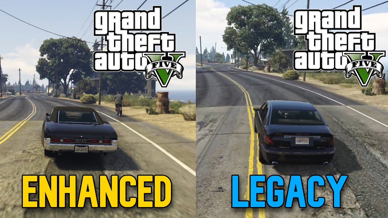 GTA 5 Legacy vs GTA 5 Enhanced PC Max Settings