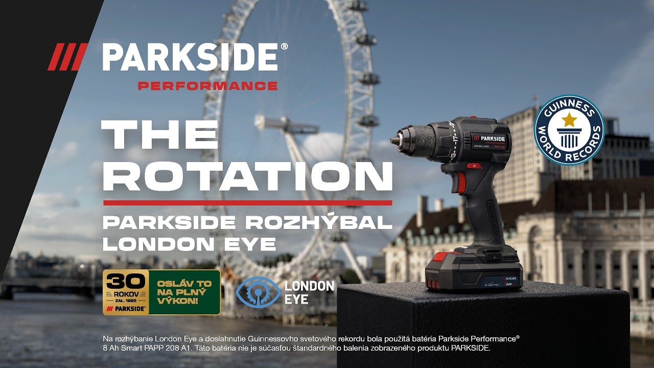 SVETOVÝ REKORD: Akumulátorová vŕtačka vs. London Eye | „THE ROTATION“