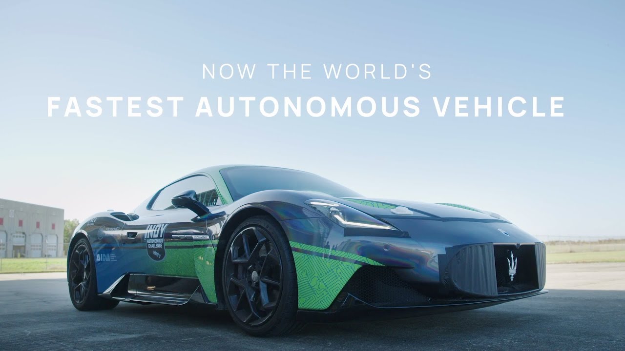 Autonomous Maserati MC20 Goes 197 MPH (318 km/h) without a Driver