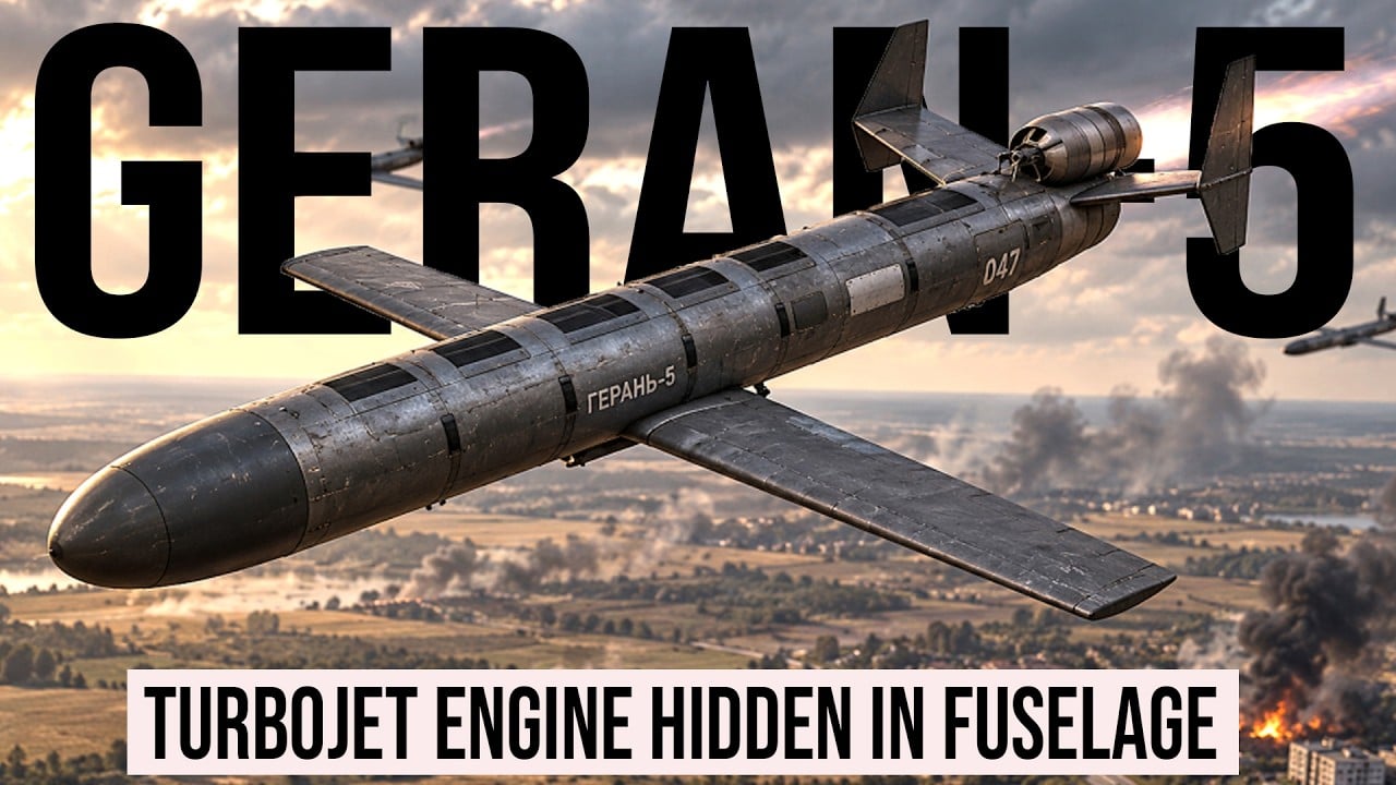 Game-Changer! Russia Relocates Turbojet Engine Inside Geran-5 – Enemy Air Defenses in Panic