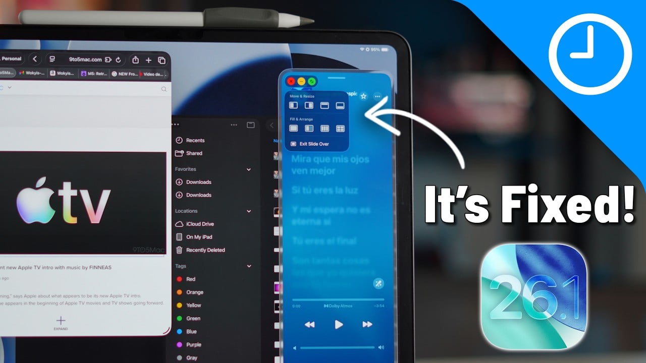 iPadOS 26.1 Is Finally FIXED! (All the New Changes Explained)