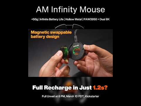 1.2s Magnetic Battery Swap, Effortless Infinite Battery Life🤩