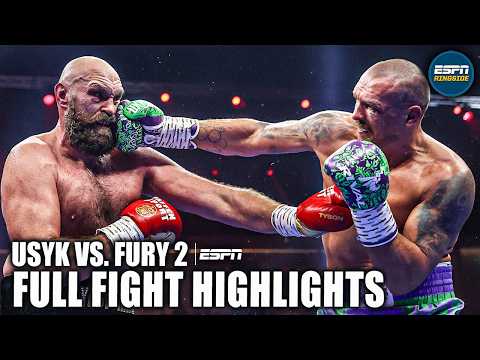 Oleksandr Usyk vs. Tyson Fury 2 HIGHLIGHTS | ESPN Ringside