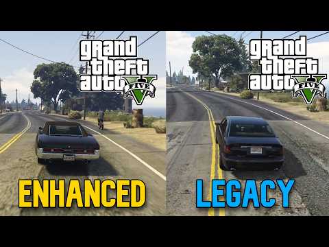 GTA 5 Legacy vs GTA 5 Enhanced PC Max Settings