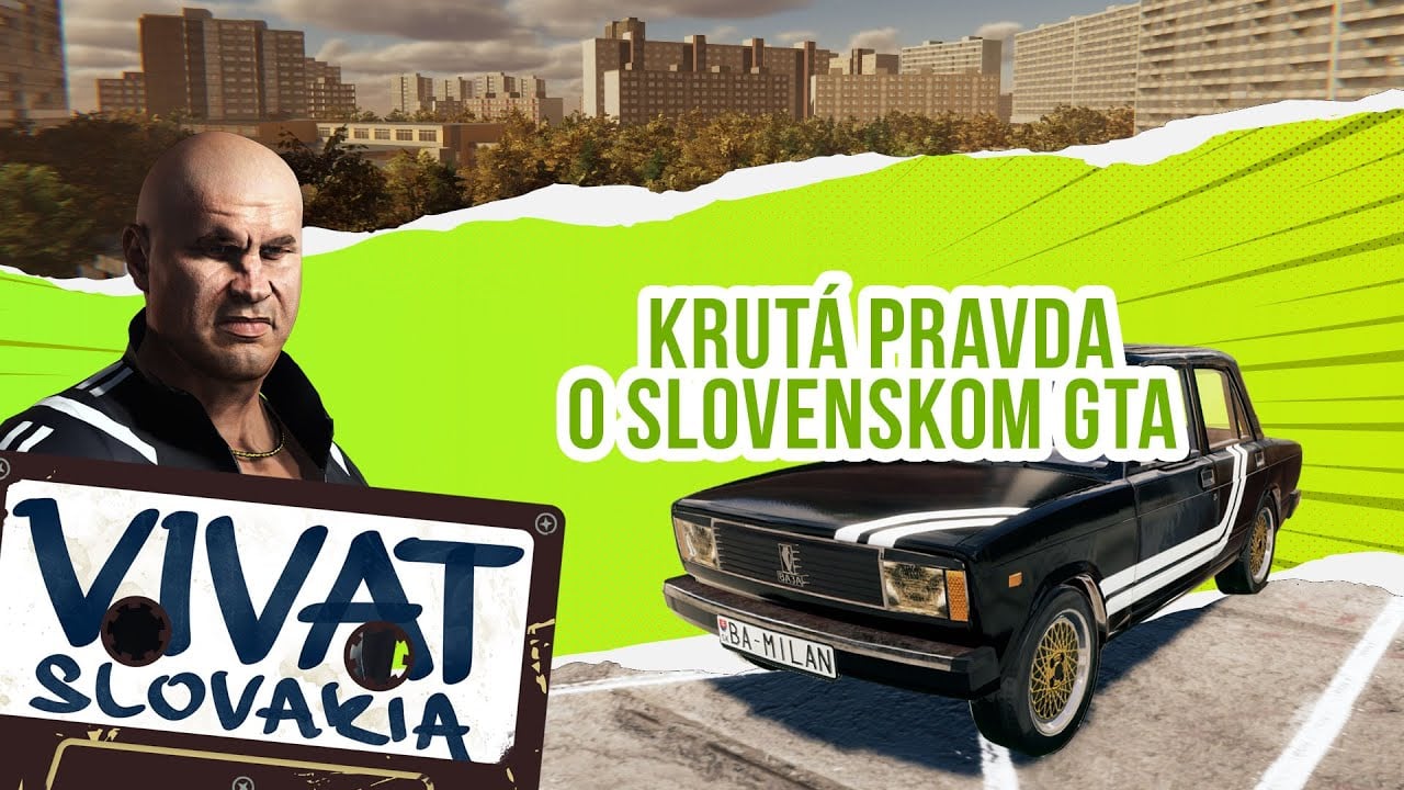 Slovenské GTA je vonku! Realita Vivat Slovakia vás prefacká...