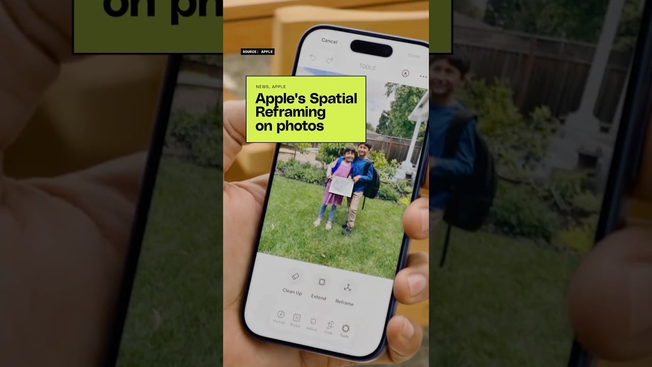 Apple now has spatial reframing
