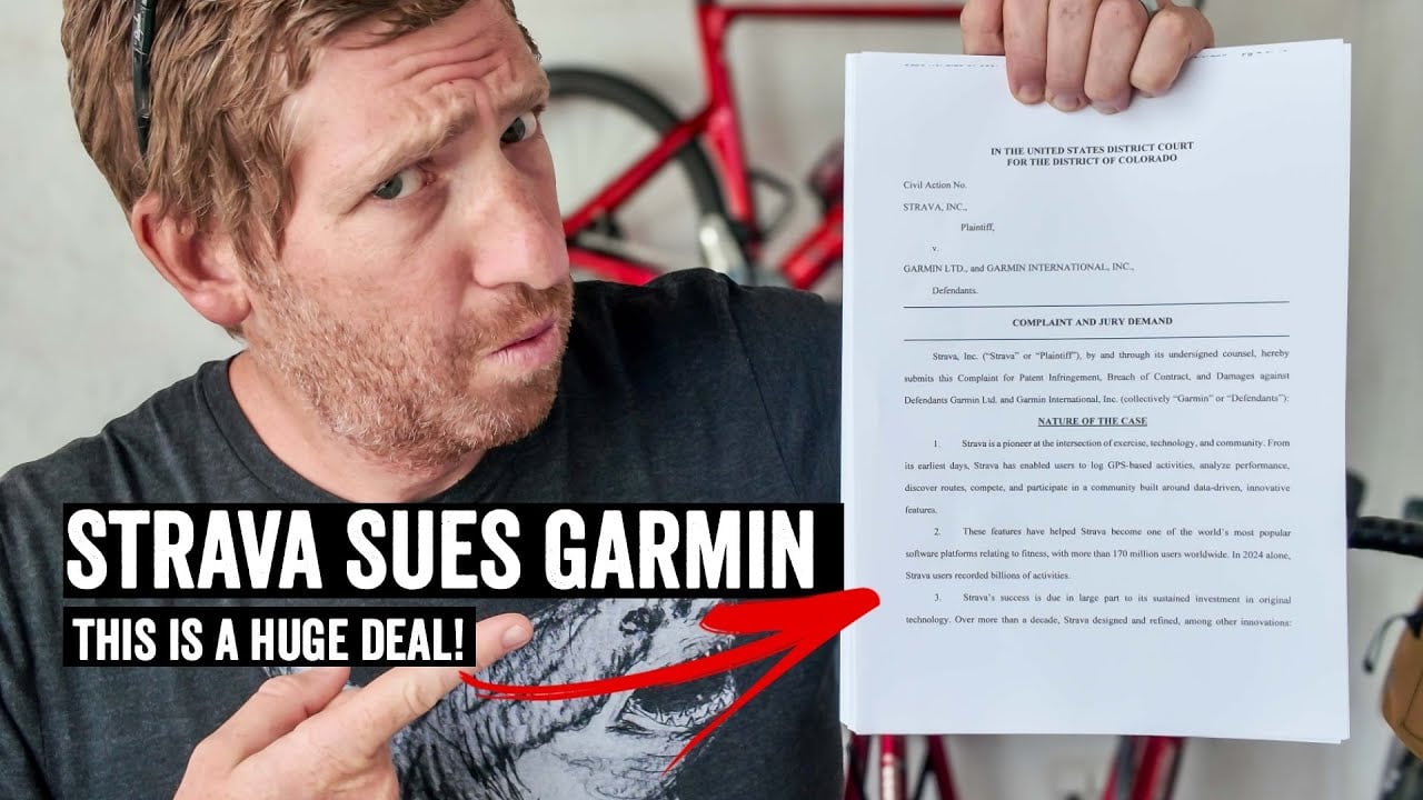 Strava Just Sued Garmin: Demanding Garmin Stop Selling Devices