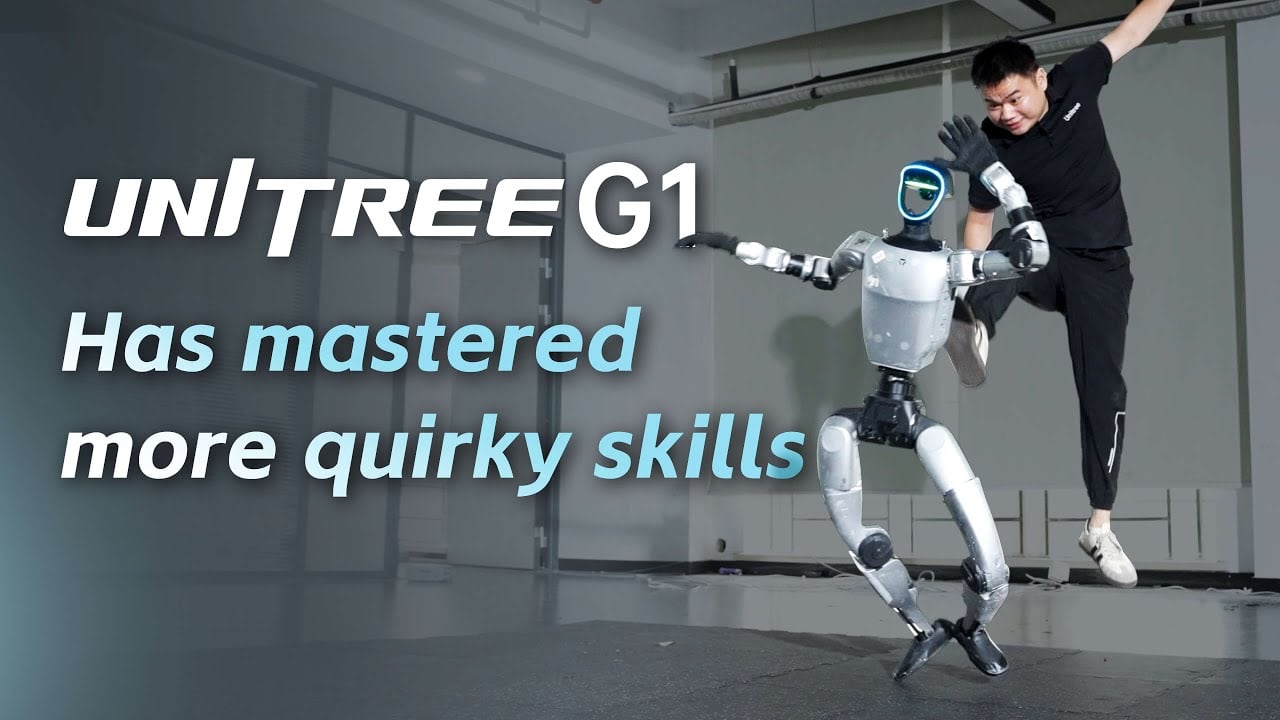 Unitree G1 has mastered more quirky skills