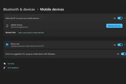 windows 11 funkcia s mobilom