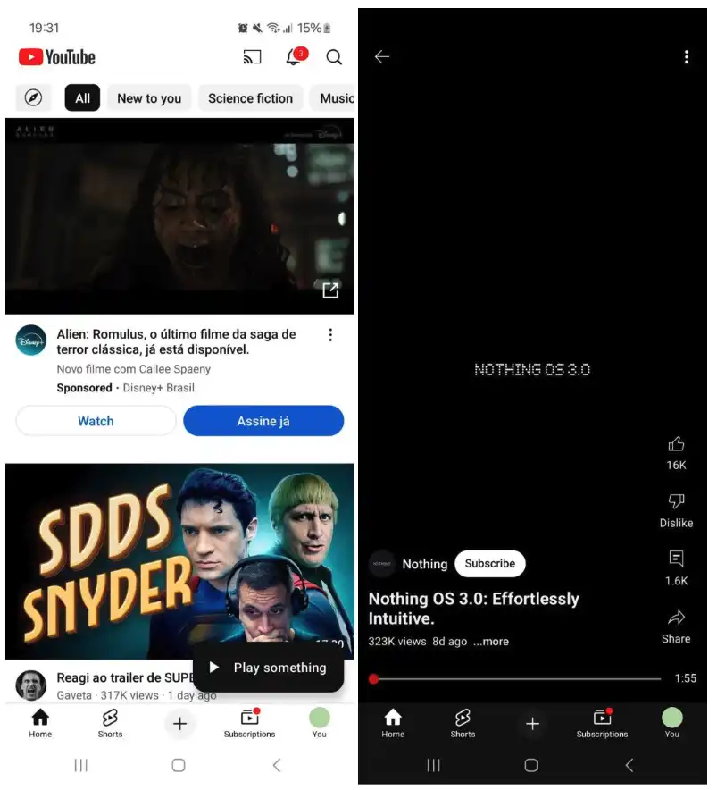 YouTube plavajuce tlacidlo