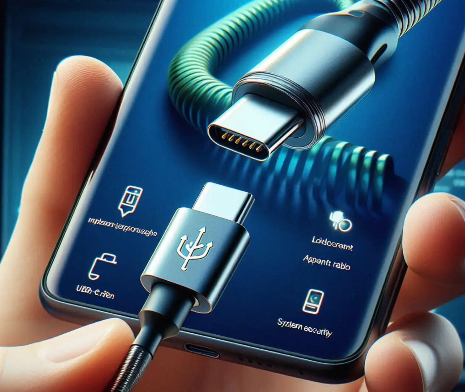 Android 16 USB-C bezpecnost