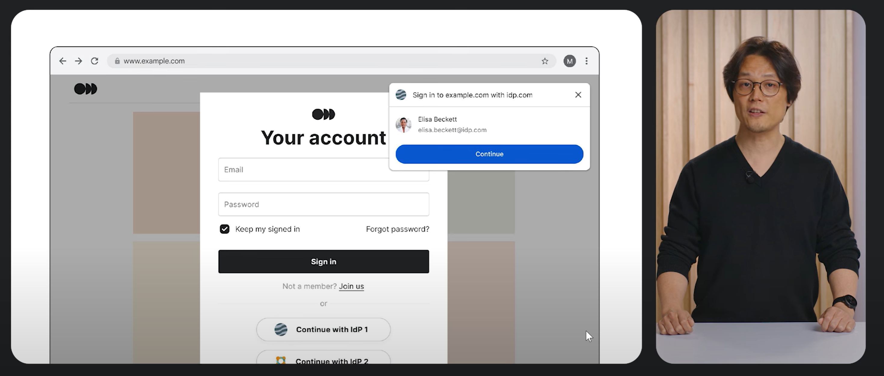Chrome zmena hesla