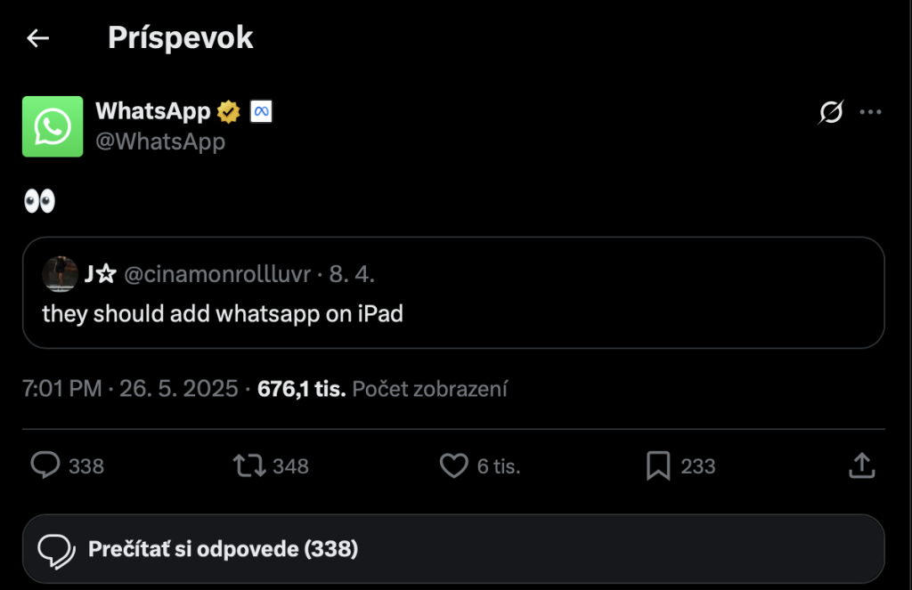 whatsapp ipad
