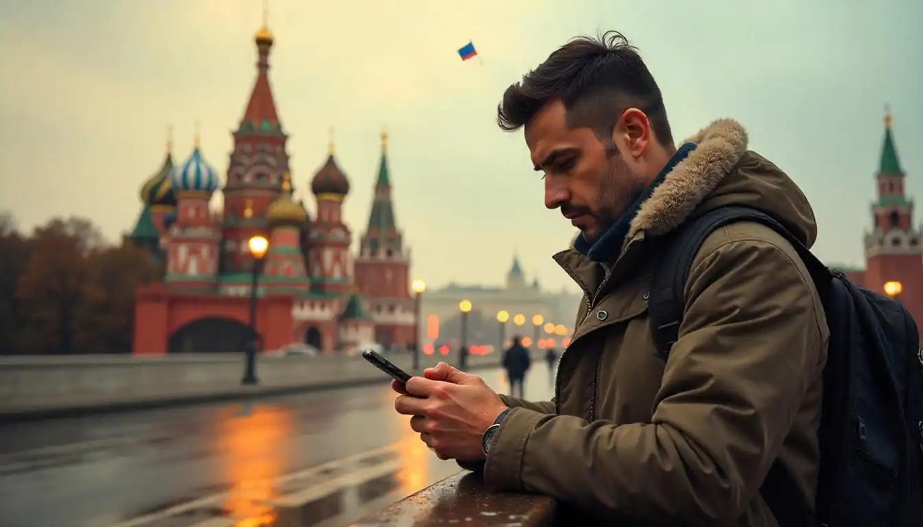 rusko sledovanie turistov