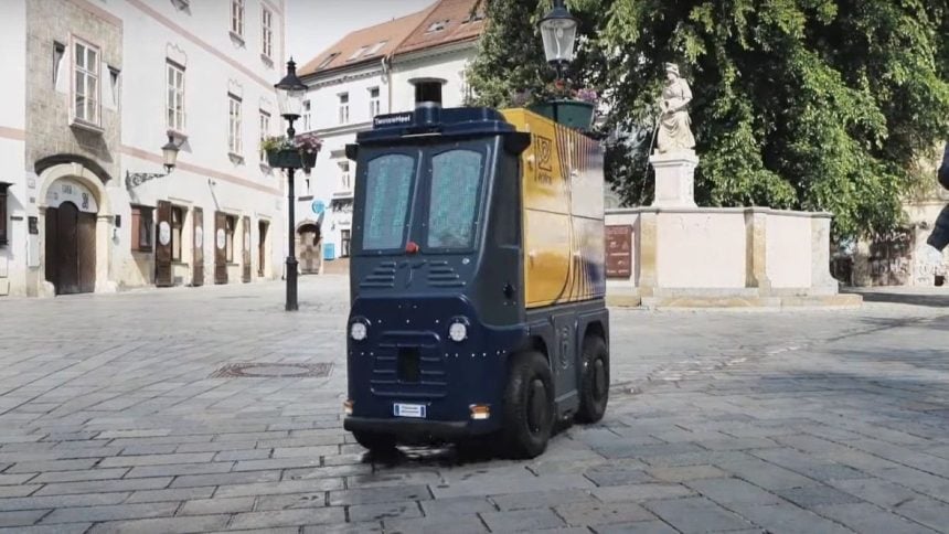 posta robot dorucovanie