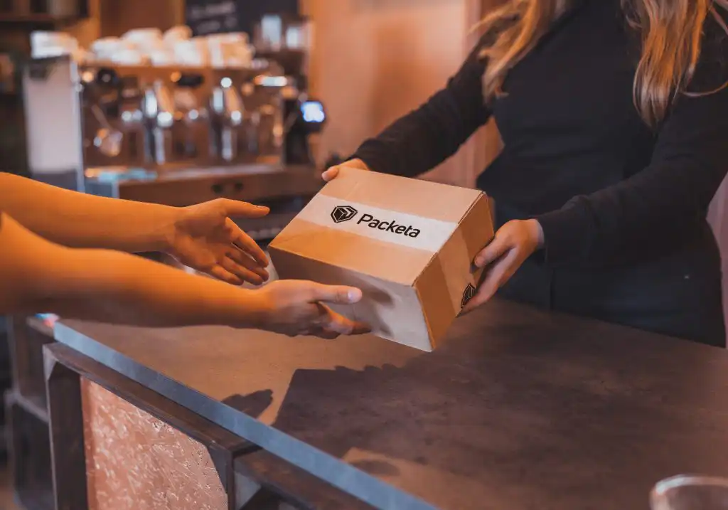 Výdajné miesto spoločnosti Packeta.