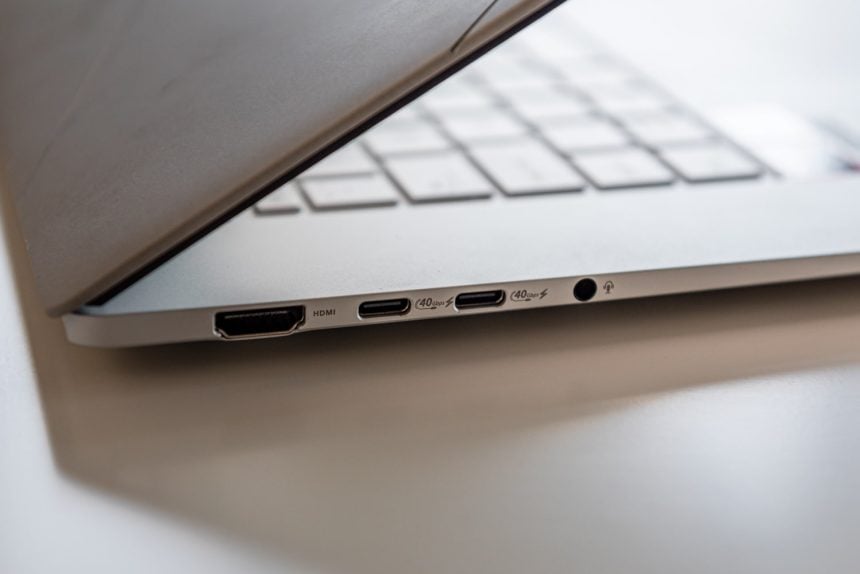 asus zenbook porty