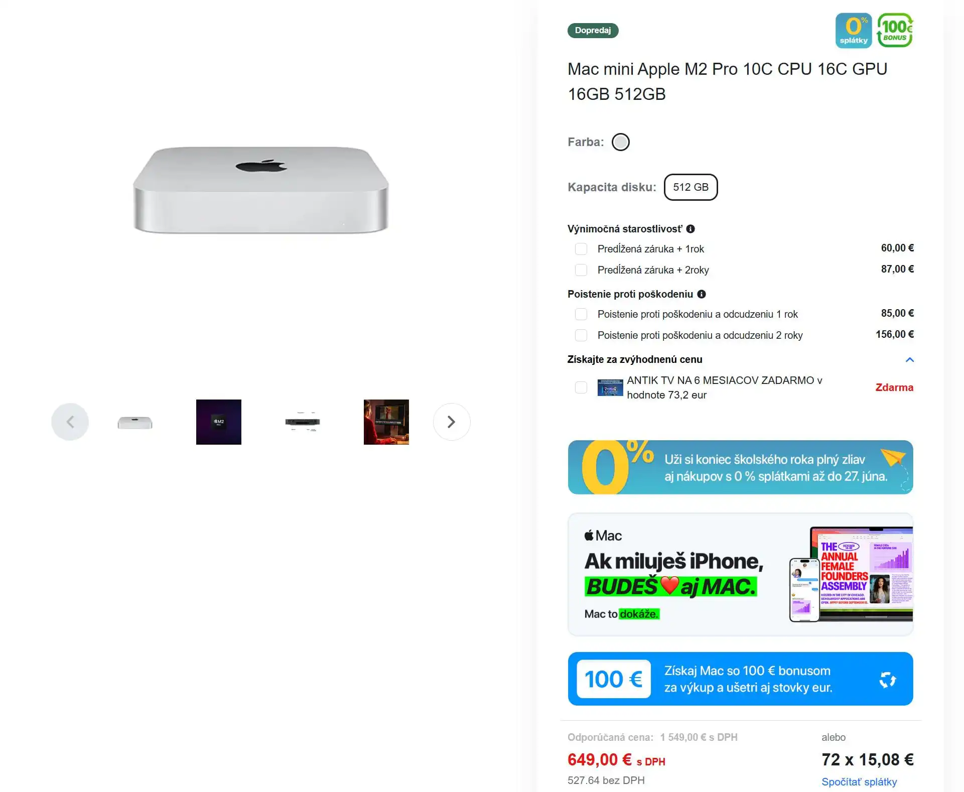 Mac Mini M2 istores