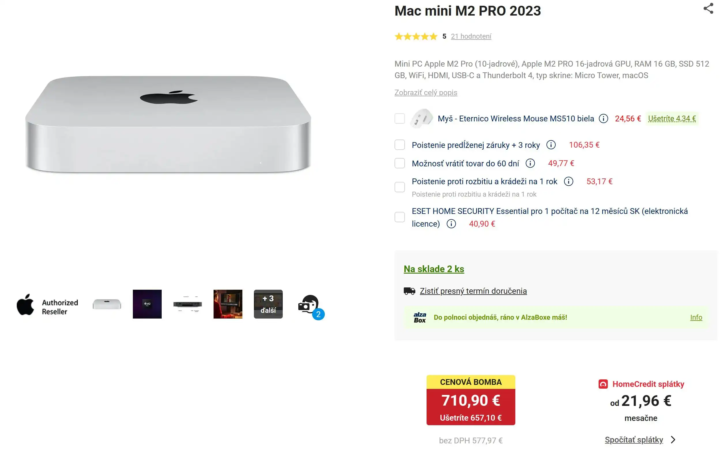 Mac Mini M2 Alza