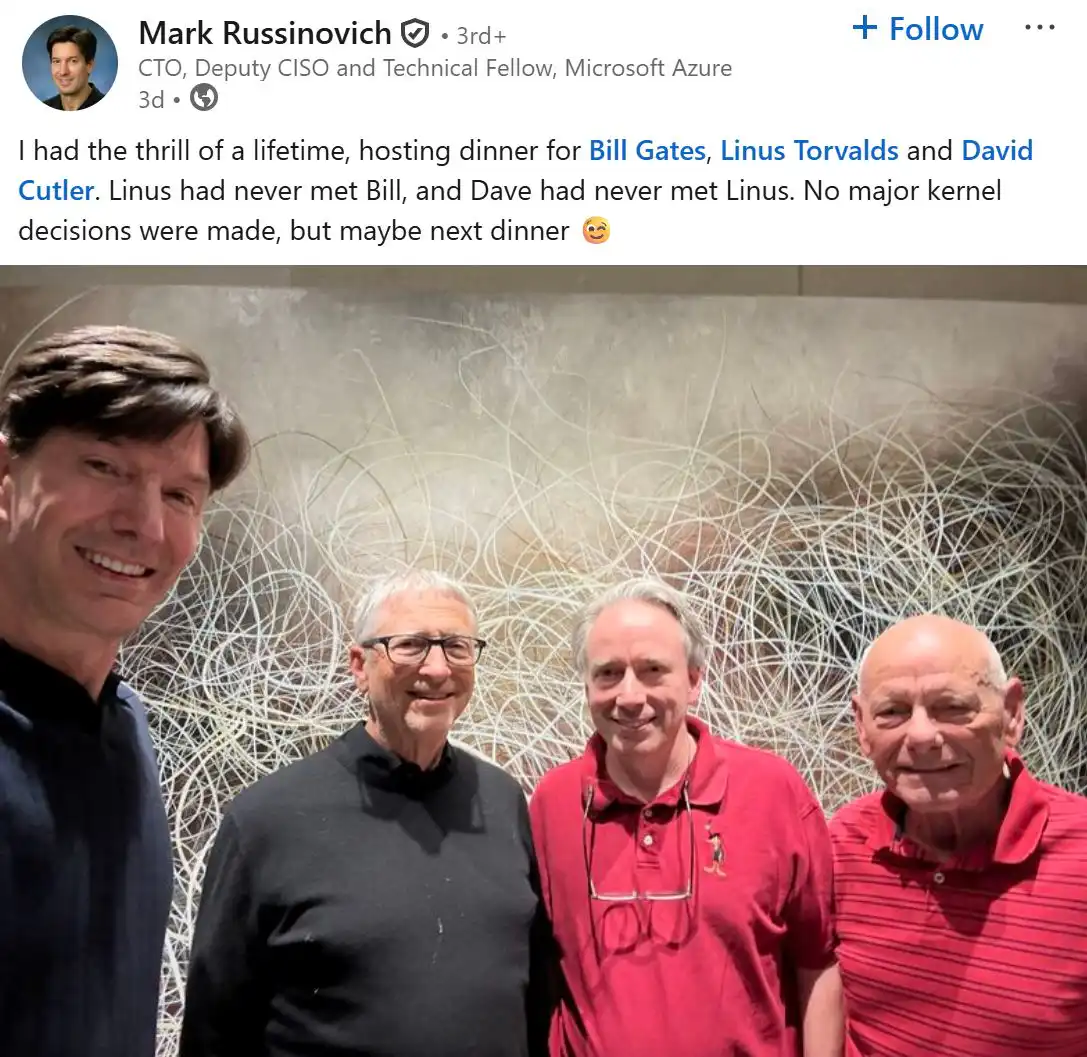 Bill Gates Linus Torvalds