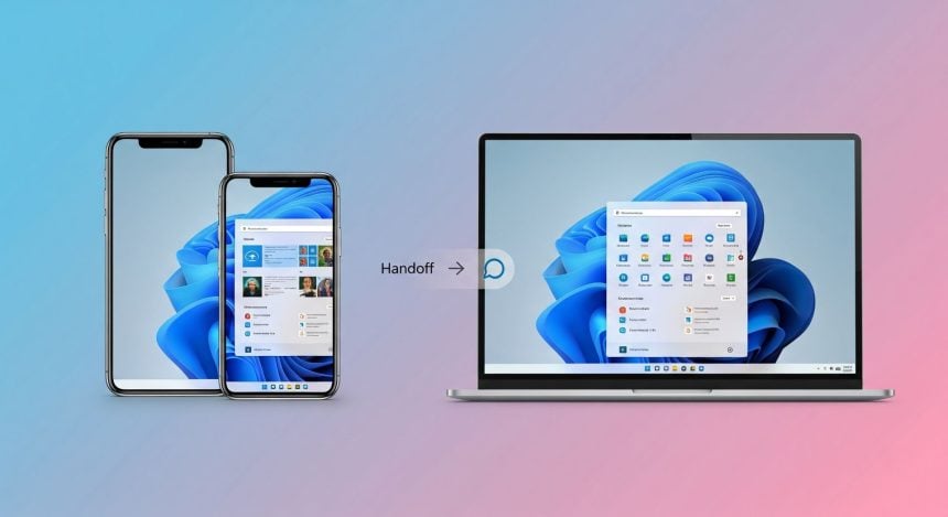 windows handoff funkcia