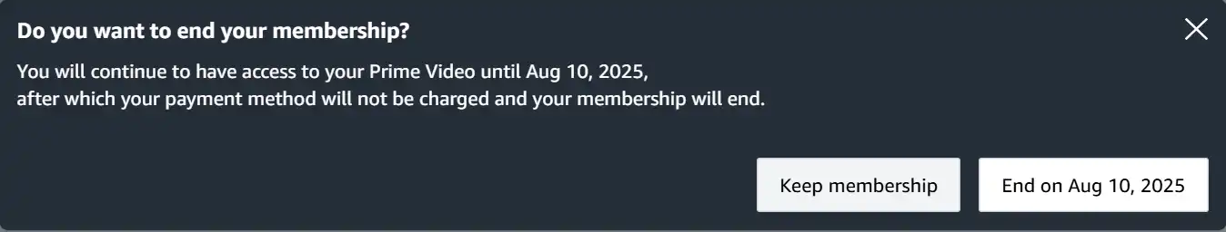 amazon prime video zrušenie účtu