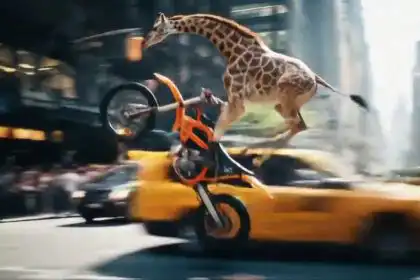 Momentka z videa vygenerovaného AI systémom Veo 3 od Google.