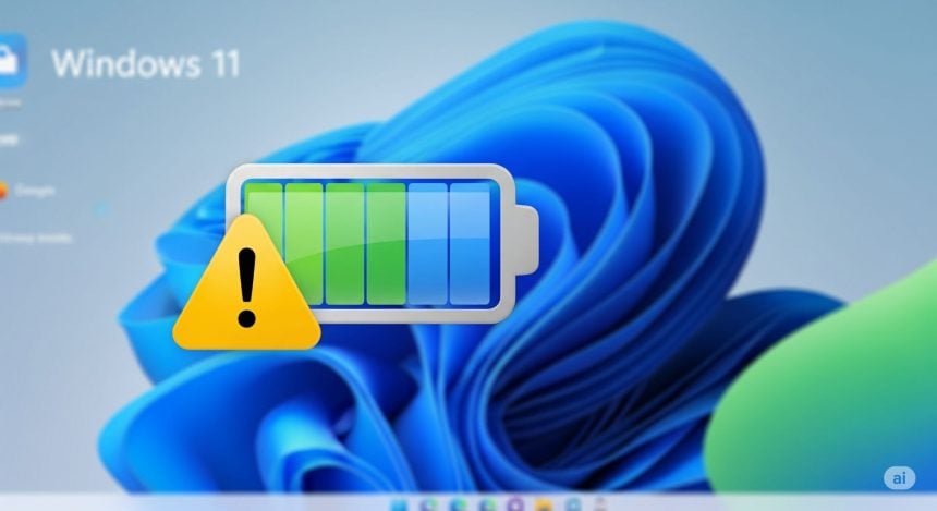 windows bateria