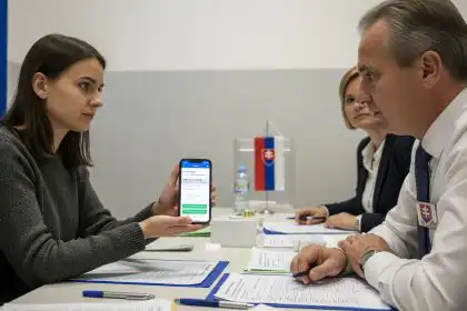 volby slovensko smartfon