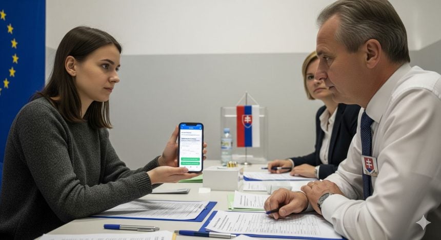 volby slovensko smartfon