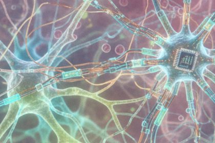 Vizualizácia neurónu a umelého neurónu.