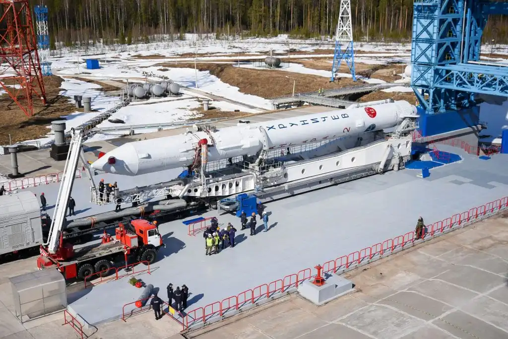 Snímka ruskej rakety Angara 1.2