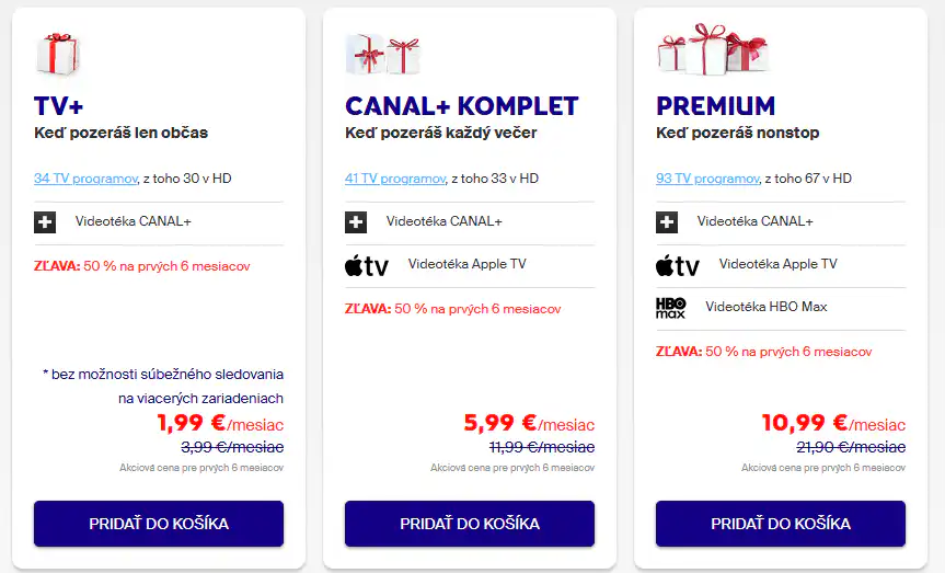 vianočná ponuka skylink