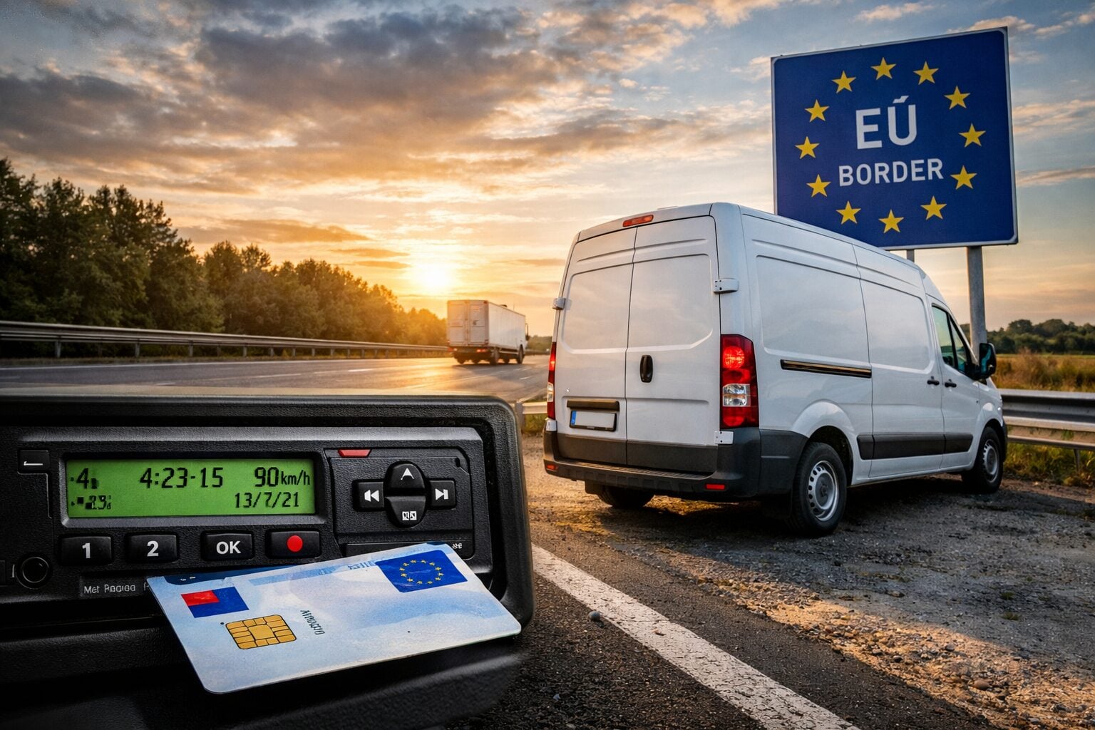 Dodávky nad 2,5 tony potrebujú tachograf