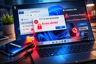 Aplikácia blokuje disk C