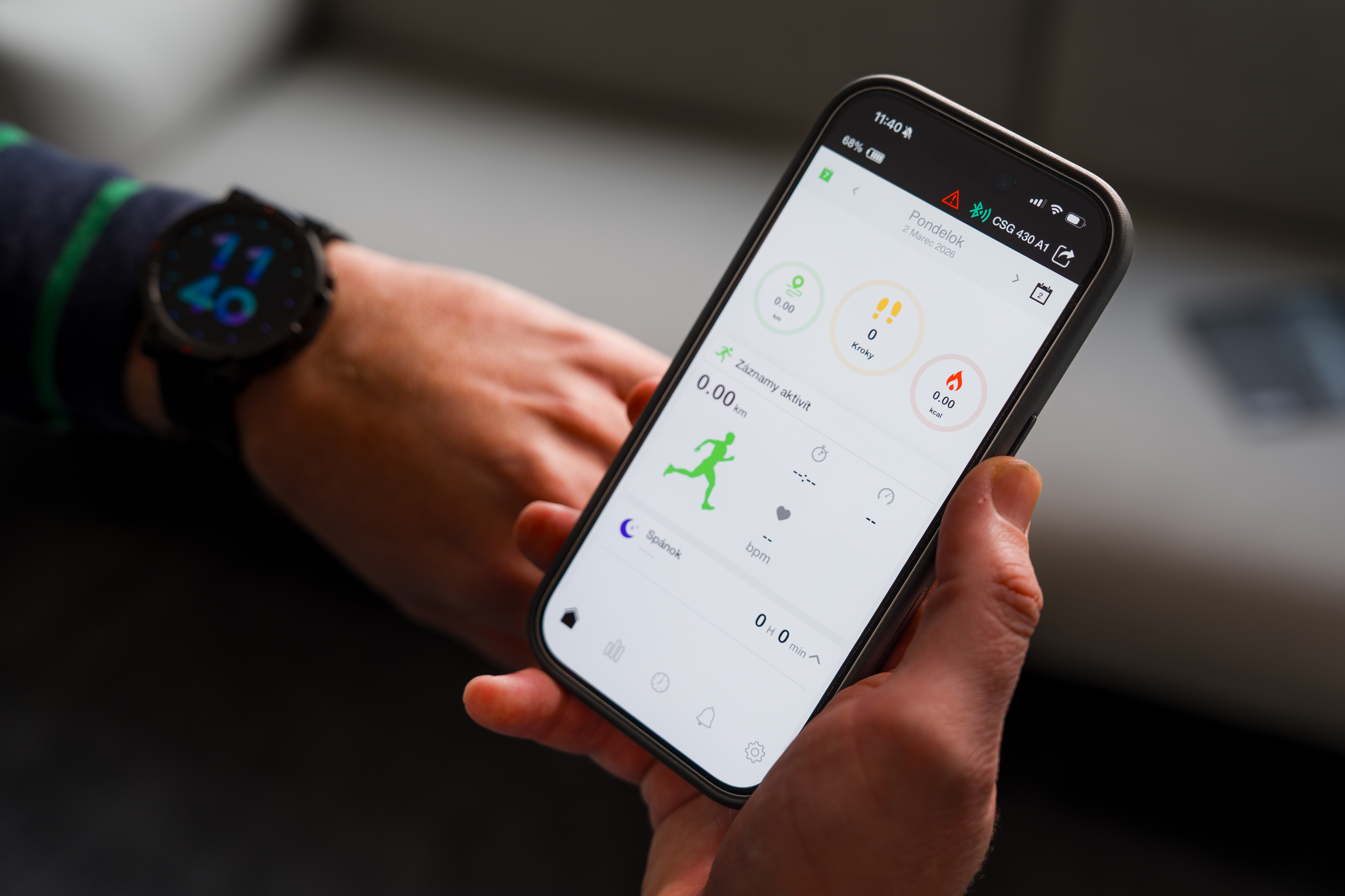 Aplikácia a hodinky