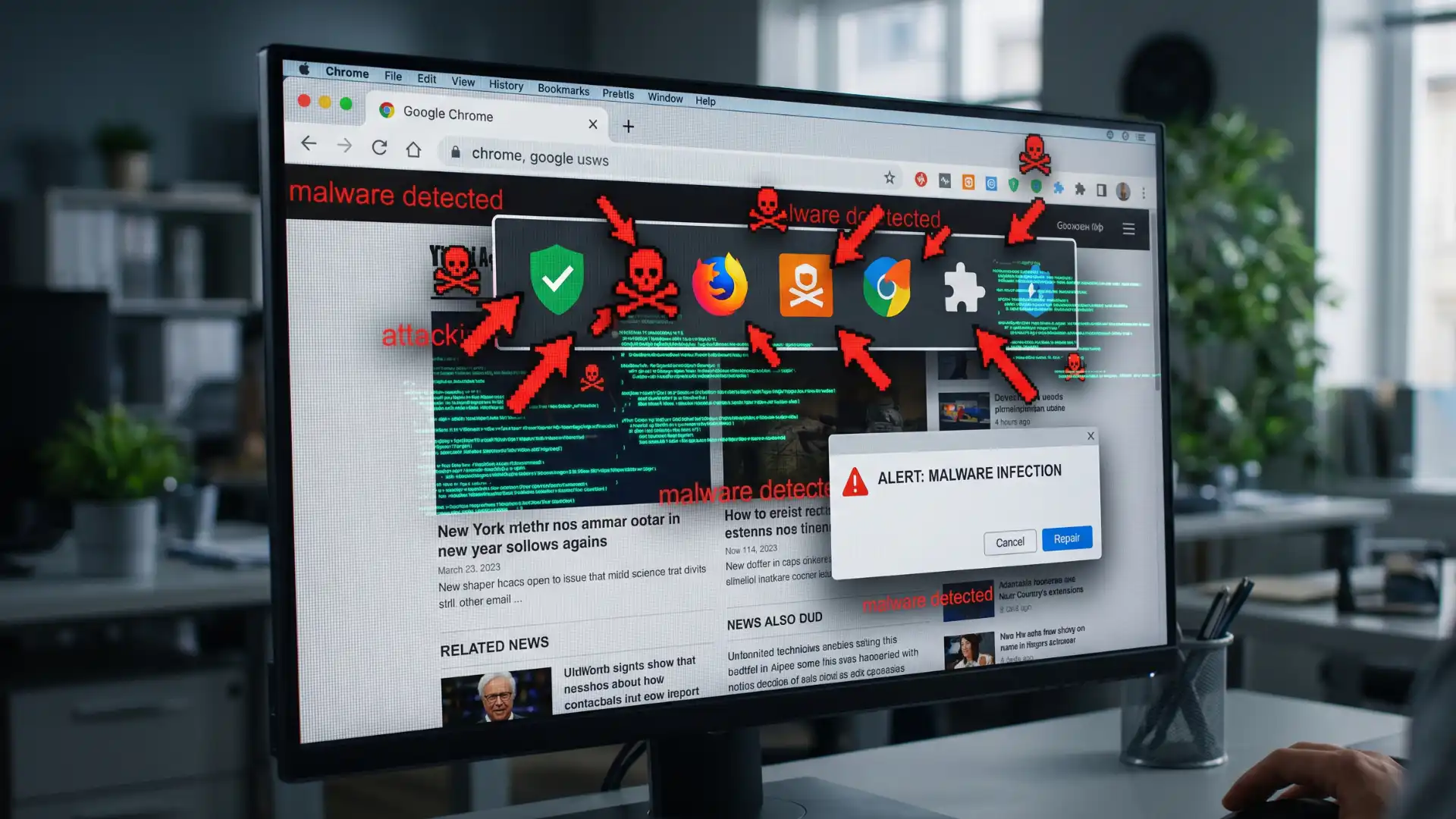 Rozšírenia prehliadač Google Chrome