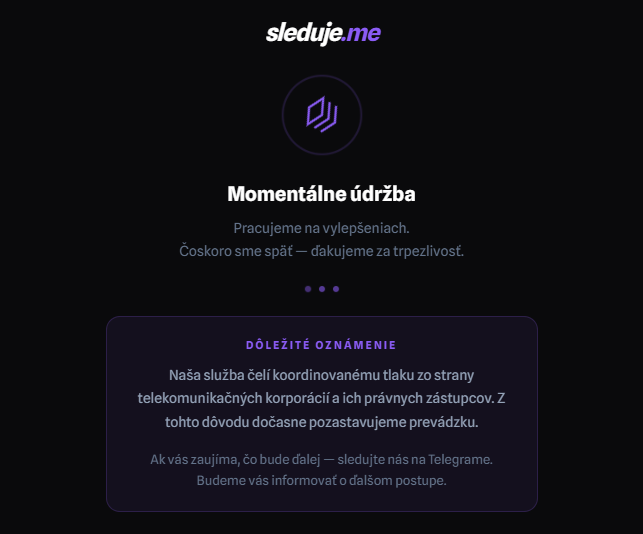 služba sleduje.me