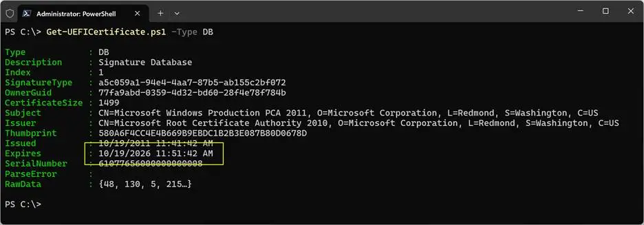 Secure boot