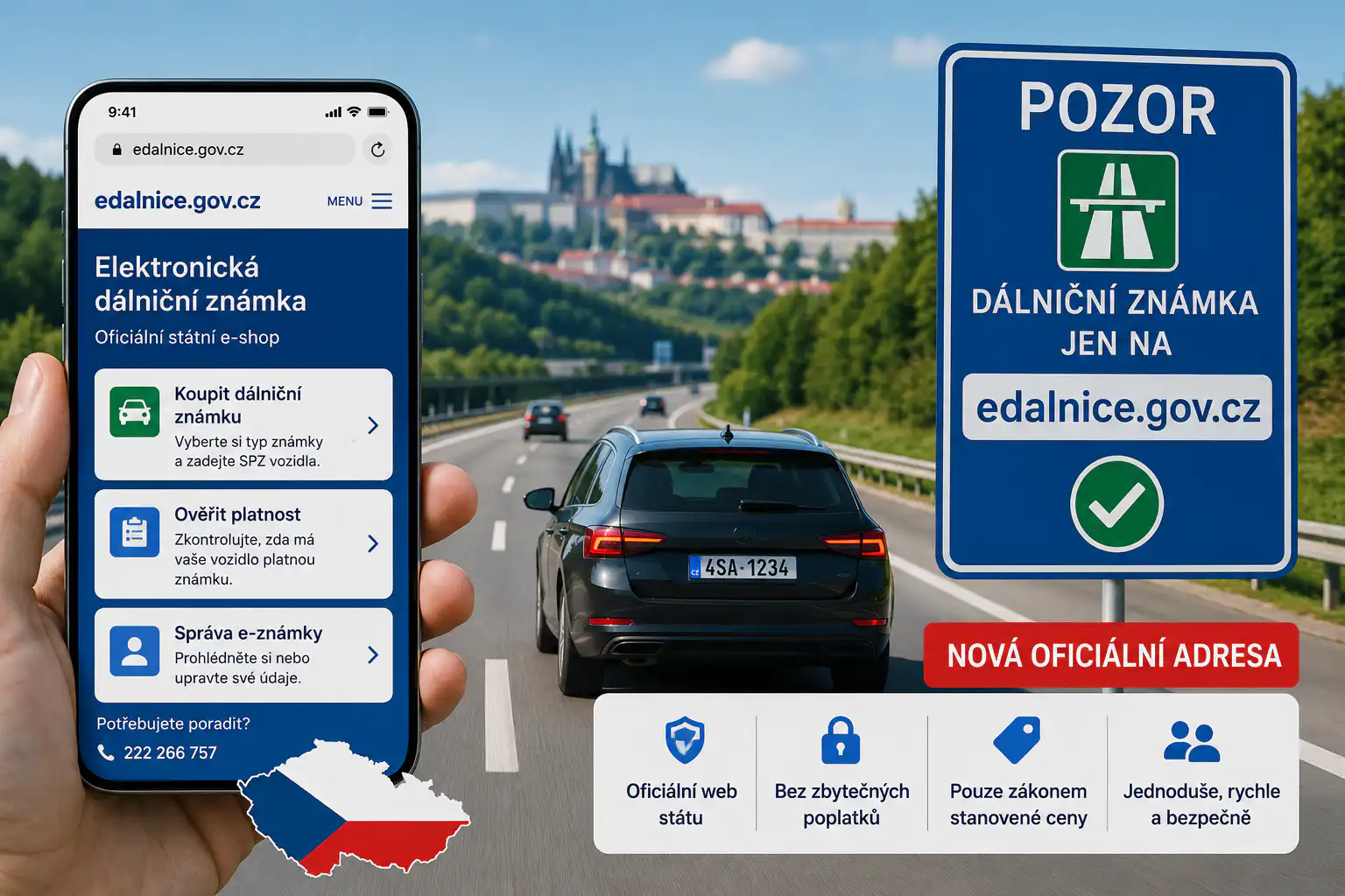 diaľničná známka Česko