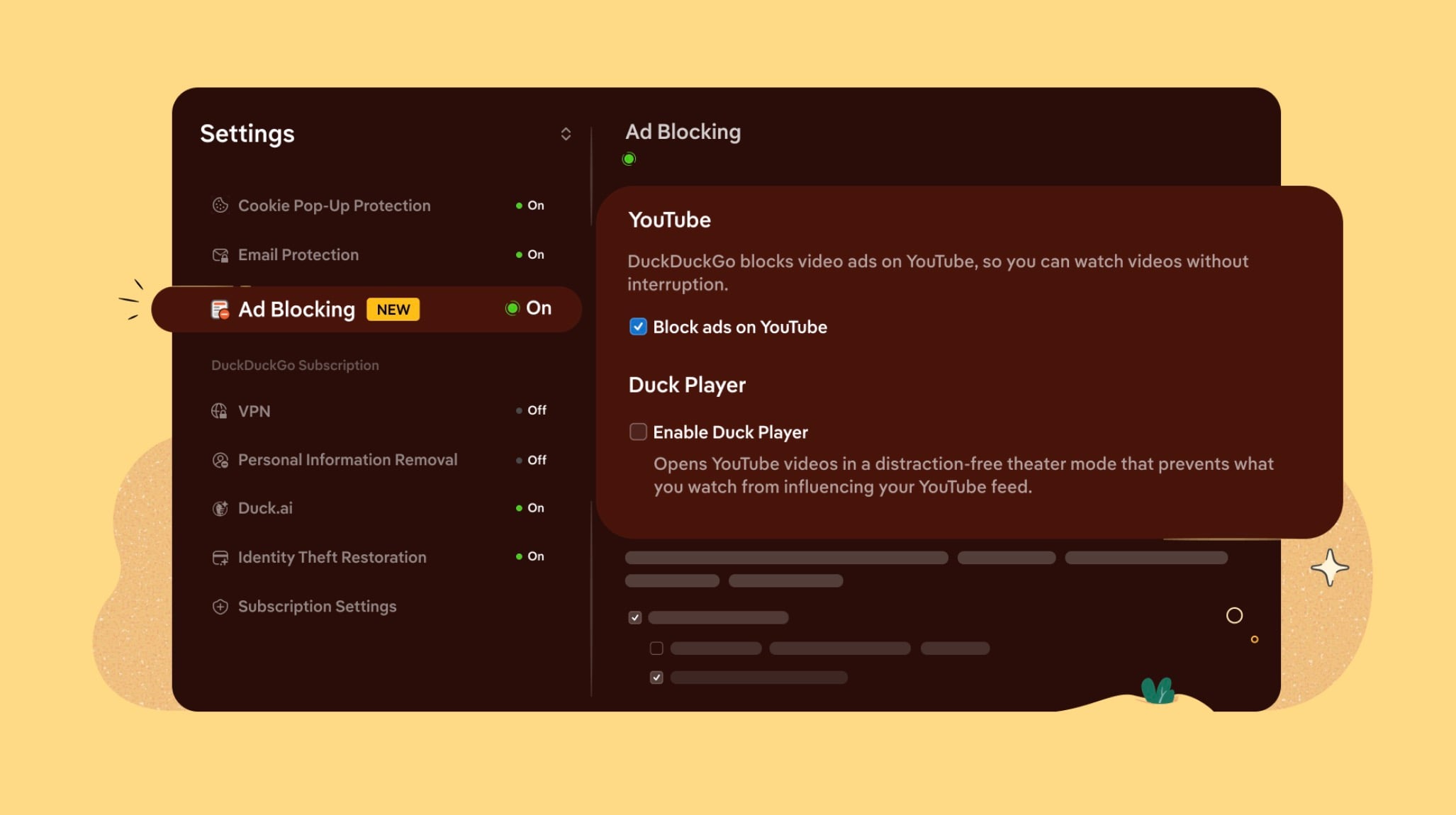 DuckDuckGo blokovanie reklam