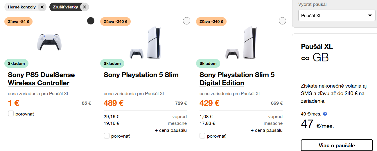 orange konzola playstation 5